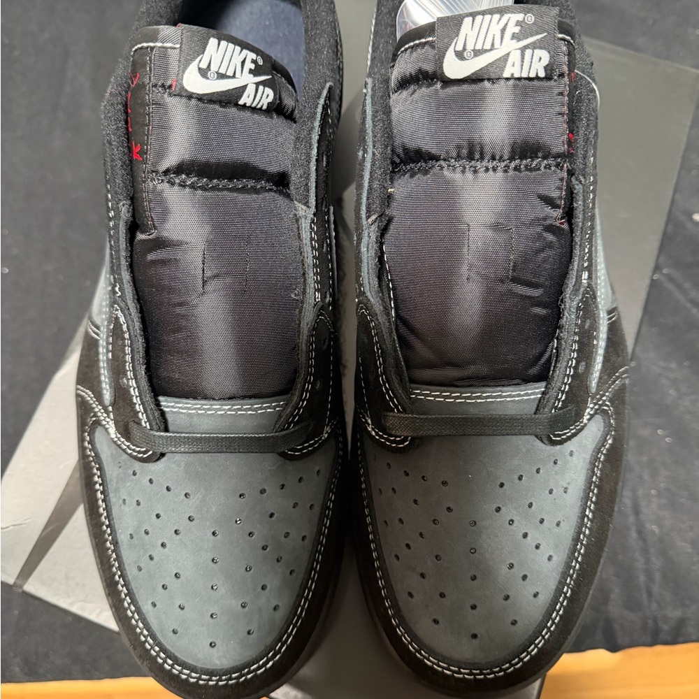 Travis Scott Phantom Black AJ1 Retro Low OG SP/ DM7866-001 - Picture 12 of 12